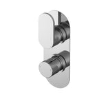 Nuie Binsey Twin Thermostatic Shower Valve – Chrome, photo 2