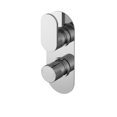 Nuie Binsey Twin Thermostatic Shower Valve – Chrome, photo 2
