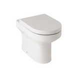 Kartell K-VIT Bijoux Back To Wall WC Pan and Seat- White Gloss (BJX-BTW-SEA101D)