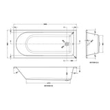 Nuie Barmby Eternalite Round Single Ended Bath With Legs – 1700 x 700mm, 1700 x 750mm & 1800 x 800mm, photo 5