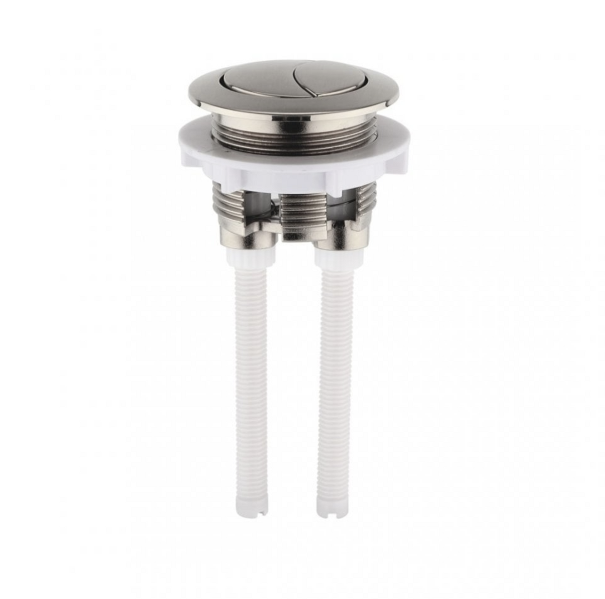 Kartell K-VIT Cistern Push Button for Series 600 Cisterns- Brushed Nickel (BN600PB)