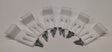 Nuie Straight Acrylic Bath Panel Clips - Pack Of 6 – White