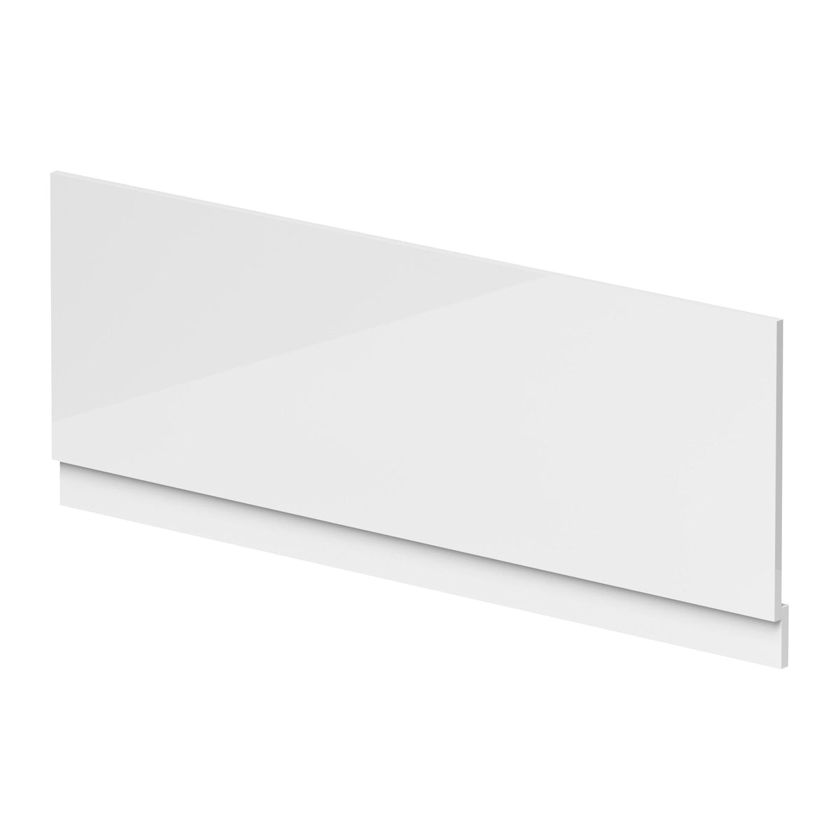 Nuie MDF Gloss Straight Front Bath Panel With Plinth – 1500mm, 1600mm & 1700mm, photo 2