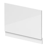 Nuie Fusion 800mm MDF Gloss End Bath Panel With Plinth – Gloss White, photo 2