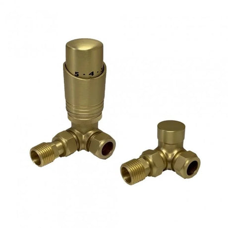 Kartell K-VIT Design Twin Pack TRV Corner - Brushed Brass