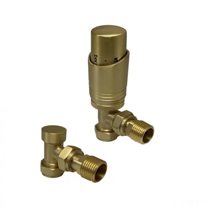 Kartell K-VIT Design Twin Pack TRV Angled - Brushed Brass