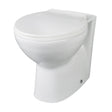 Nuie Melbourne Round Back to Wall Toilet Pan – White, photo 2