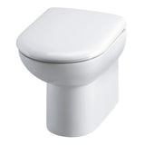 Nuie Round Back to Wall Toilet Pan – White, photo 2
