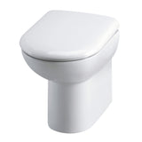 Nuie Lawton Round Back to Wall Toilet Pan – White, photo 2