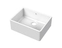 Nuie 595 x 450mm Fireclay Single Bowl Butler Sink – White, photo 2