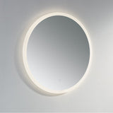 Kartell K-VIT Burleigh 800mm Round Mirror with White Acrylic Edge (BUW80)