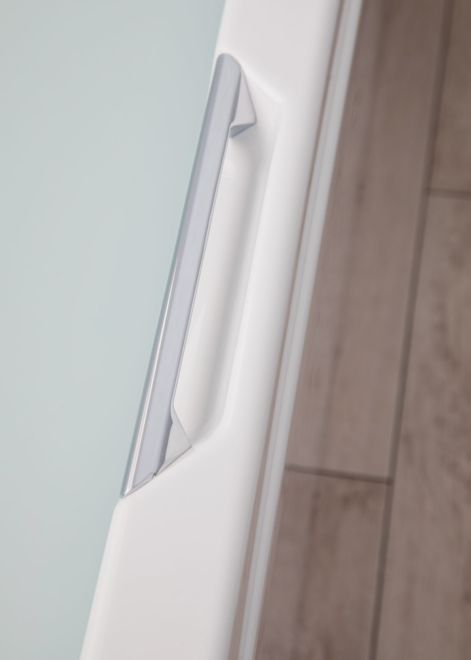 Carron Integra 1800x800mm Single Ended Bath with Twin Grips- White Gloss (02396)