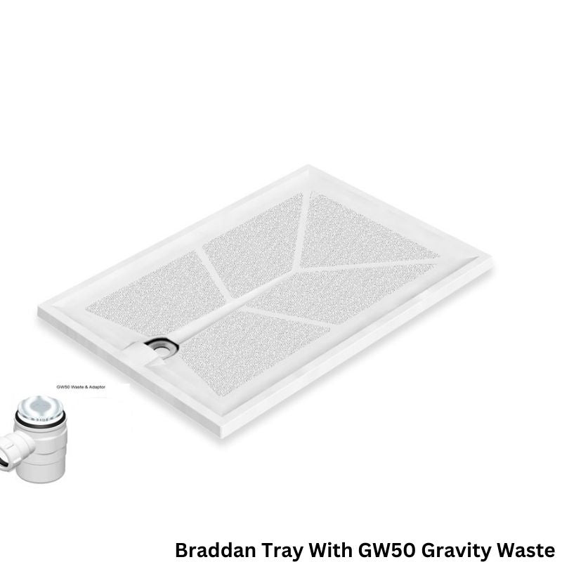 AKW Braddan Level Access Shower Tray (All Sizes)