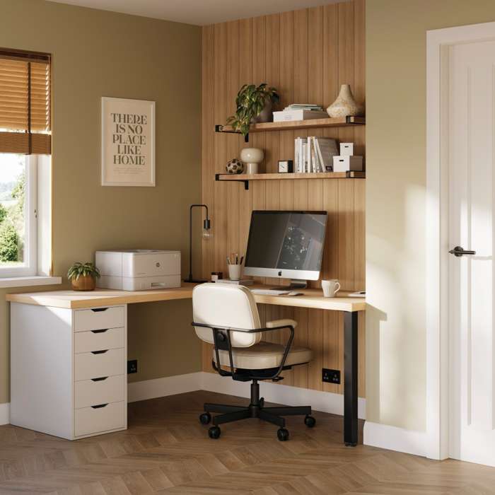Naturepanel Brown Cuneo Oak Shiplap Bathroom Wall Panel, photo 2