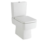 Nuie Bliss Semi Flush to Wall Square Toilet Pan – White, photo 2