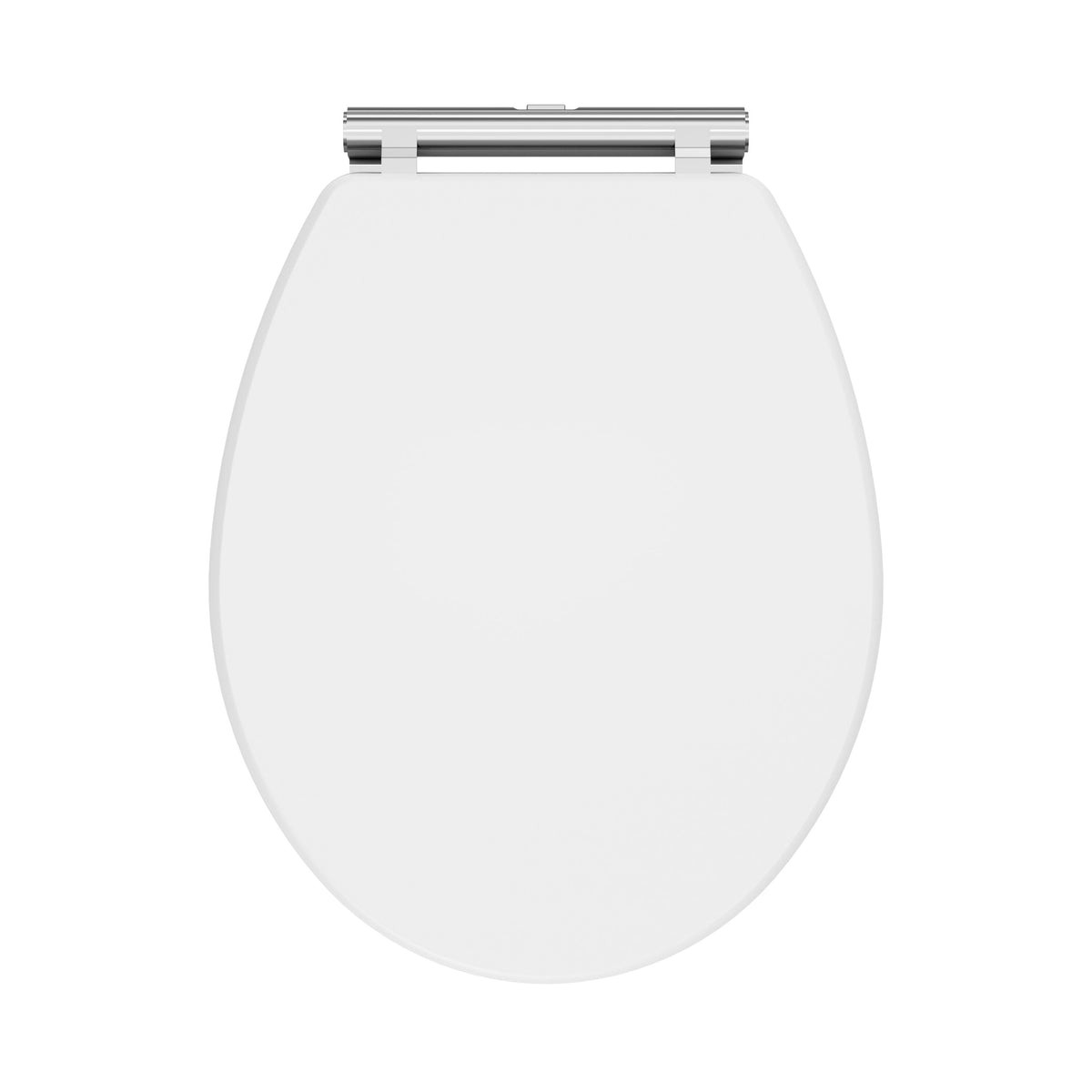 Nuie Classique Round Wooden Soft Close Traditional Toilet Seat With Quick Release Hinge – Soft Black, Satin White, Satin Grey or Satin Green, photo 3