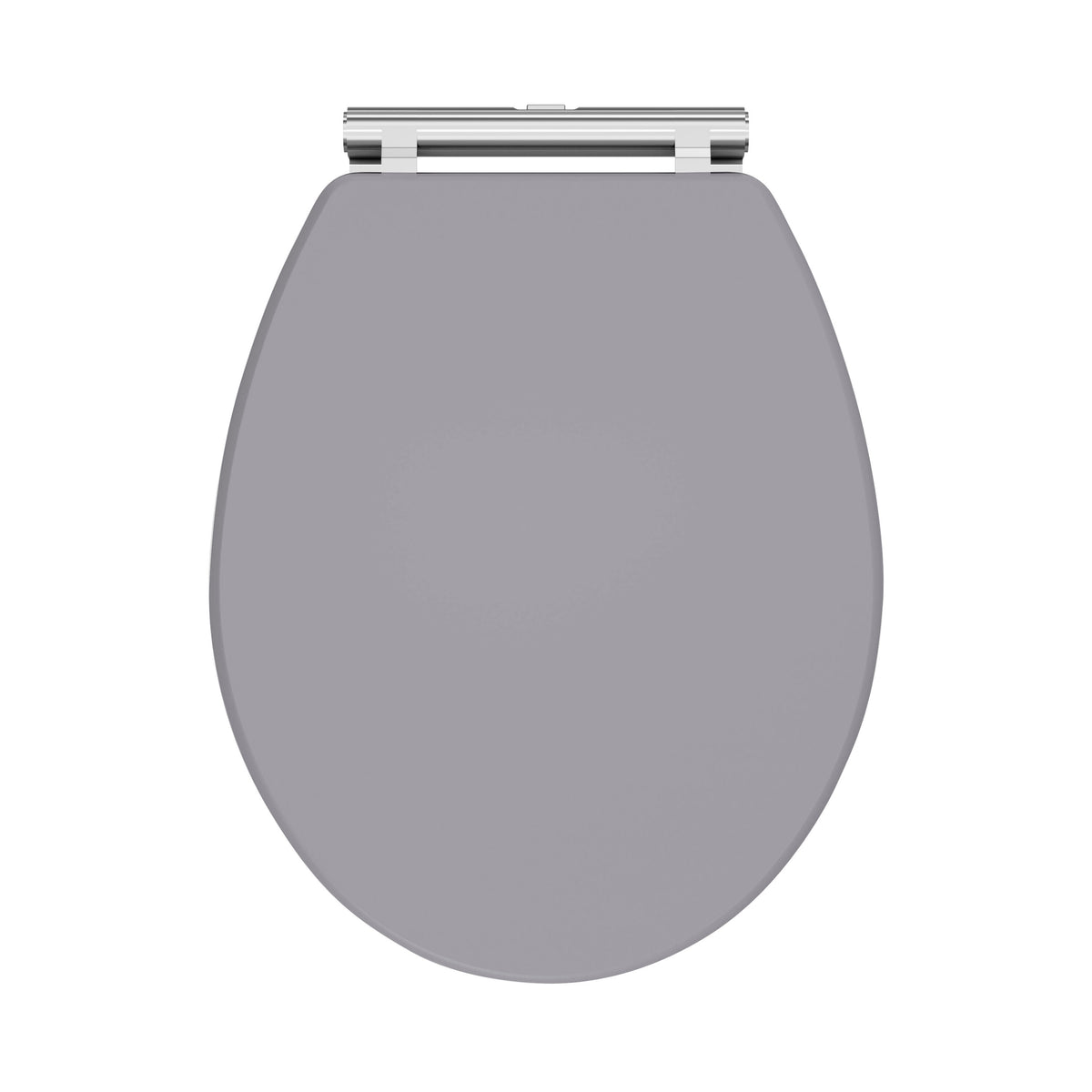 Nuie Classique Round Wooden Soft Close Traditional Toilet Seat With Quick Release Hinge – Soft Black, Satin White, Satin Grey or Satin Green, photo 4
