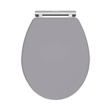 Nuie Classique Round Wooden Soft Close Traditional Toilet Seat With Quick Release Hinge – Soft Black, Satin White, Satin Grey or Satin Green, photo 4