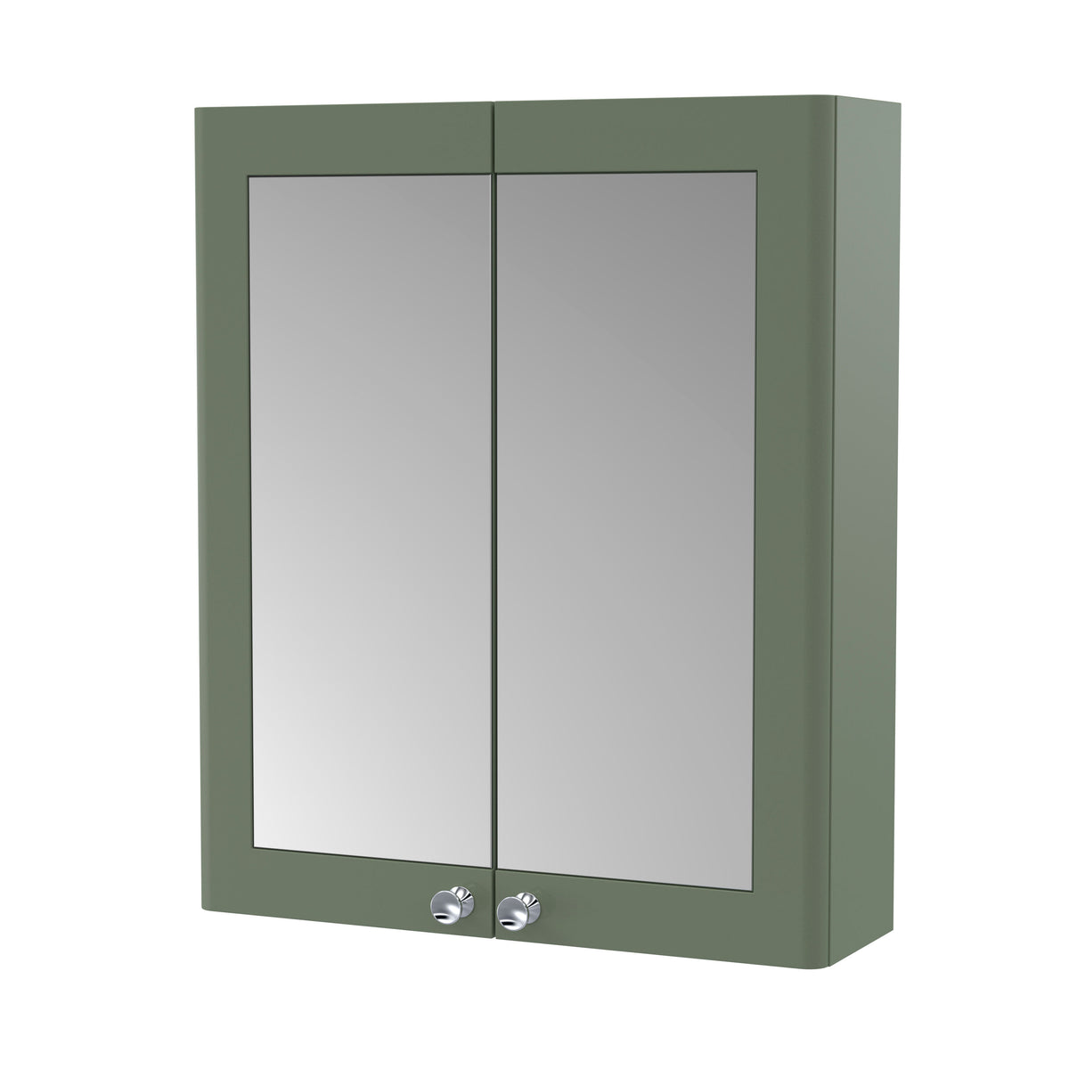 Nuie Classique 600mm 2 Door Wall Hung Mirror Cabinet, photo 5