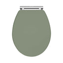 Nuie Classique Round Wooden Soft Close Traditional Toilet Seat With Quick Release Hinge – Soft Black, Satin White, Satin Grey or Satin Green, photo 5