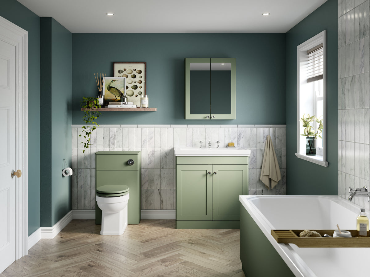 Nuie Classique Round Wooden Soft Close Traditional Toilet Seat With Quick Release Hinge – Soft Black, Satin White, Satin Grey or Satin Green