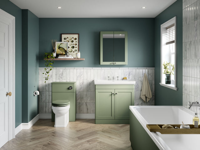 Nuie Classique Round Wooden Soft Close Traditional Toilet Seat With Quick Release Hinge – Soft Black, Satin White, Satin Grey or Satin Green