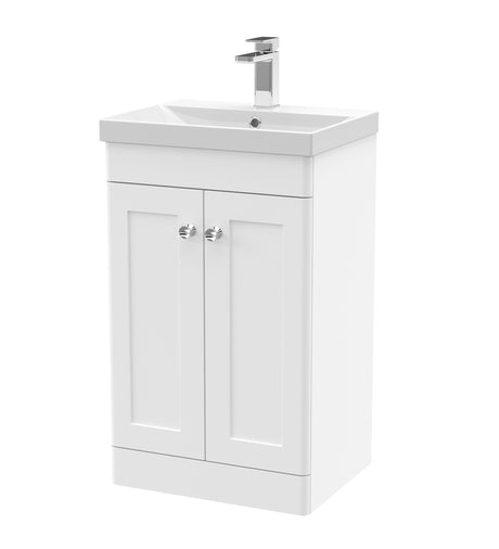 Nuie Classique 2 Door Floor Standing Vanity Unit With Basin – 500mm, 600mm & 800mm, photo 7