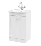 Nuie Classique 2 Door Floor Standing Vanity Unit With Basin – 500mm, 600mm & 800mm, photo 8