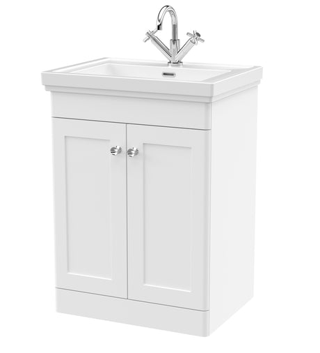 Nuie Classique 2 Door Floor Standing Vanity Unit With Basin – 500mm, 600mm & 800mm, photo 10