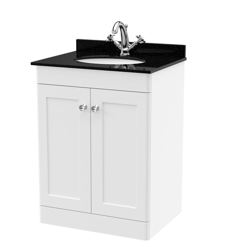 Nuie Classique 2 Door Floor Standing Vanity Unit With Basin – 500mm, 600mm & 800mm, photo 12