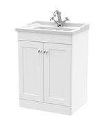 Nuie Classique 2 Door Floor Standing Vanity Unit With Basin – 500mm, 600mm & 800mm, photo 18