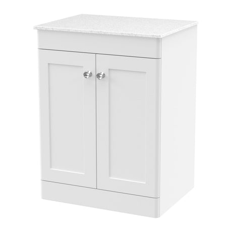 Nuie Classique 2 Door Floor Standing Vanity Unit With Worktop – 600mm & 800mm, photo 2