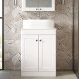 Nuie Classique 2 Door Floor Standing Vanity Unit With Worktop – 600mm & 800mm