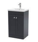Nuie Classique 2 Door Floor Standing Vanity Unit With Basin – 500mm, 600mm & 800mm, photo 3