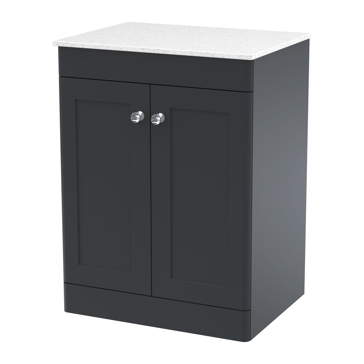 Nuie Classique 2 Door Floor Standing Vanity Unit With Worktop – 600mm & 800mm, photo 3