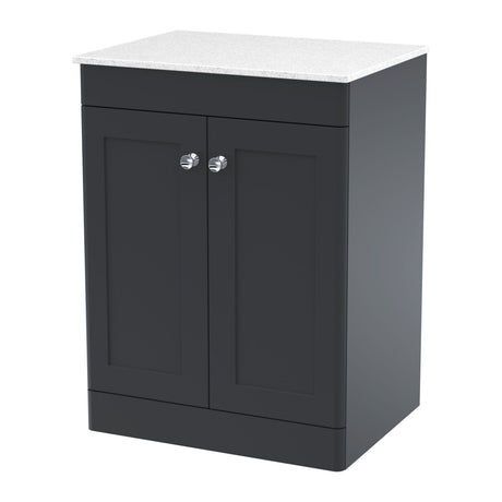 Nuie Classique 2 Door Floor Standing Vanity Unit With Worktop – 600mm & 800mm, photo 3