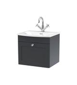 Nuie Classique 1 Drawer Wall Hung Vanity Unit With Basin – 500mm, 600mm & 800mm, photo 8