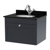 Nuie Classique 1 Drawer Wall Hung Vanity Unit With Basin – 500mm, 600mm & 800mm, photo 12