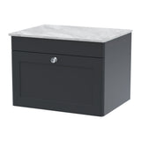 Nuie Classique 1 Drawer Wall Hung Vanity Unit With Worktop – 600mm & 800mm, photo 7