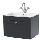 Nuie Classique 1 Drawer Wall Hung Vanity Unit With Basin – 500mm, 600mm & 800mm, photo 16