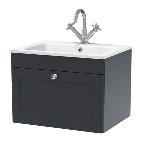 Nuie Classique 1 Drawer Wall Hung Vanity Unit With Basin – 500mm, 600mm & 800mm, photo 16
