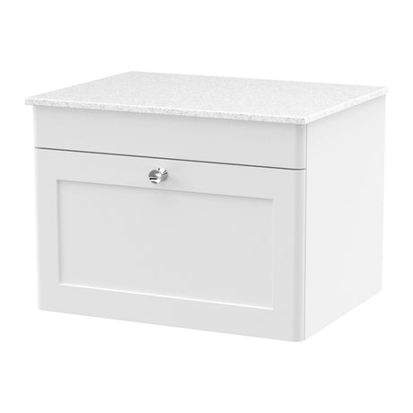 Nuie Classique 1 Drawer Wall Hung Vanity Unit With Worktop – 600mm & 800mm, photo 3