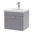 Nuie Classique 1 Drawer Wall Hung Vanity Unit With Basin – 500mm, 600mm & 800mm, photo 4