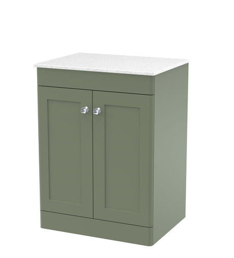 Nuie Classique 2 Door Floor Standing Vanity Unit With Worktop – 600mm & 800mm, photo 5