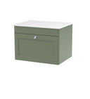 Nuie Classique 1 Drawer Wall Hung Vanity Unit With Worktop – 600mm & 800mm, photo 5