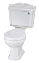 Nuie Legend Traditional Close Coupled Toilet – White, photo 2