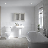 Nuie Legend Traditional Close Coupled Toilet – White