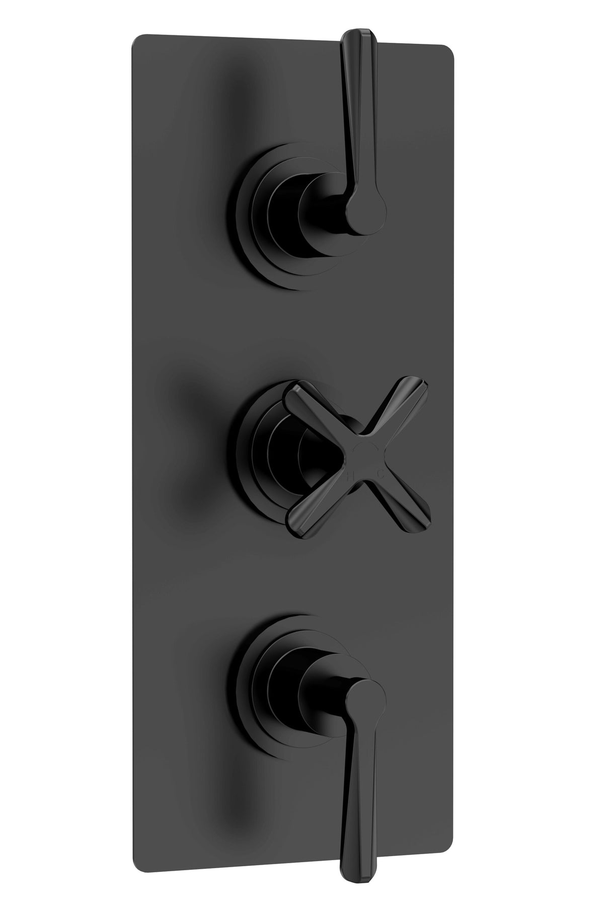 Nuie Aztec Concealed Triple Thermostatic Shower Valve With Diverter – Chrome, Matt Black or Brushed Brass, photo 2