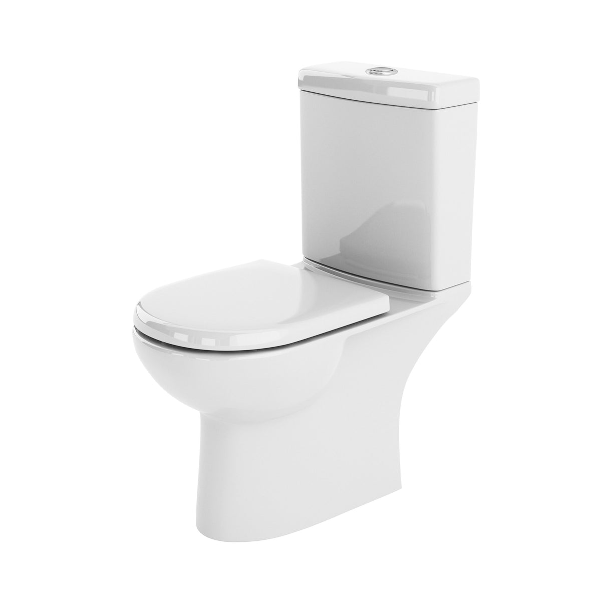 Nuie Lawton Compact Toilet – White, photo 2