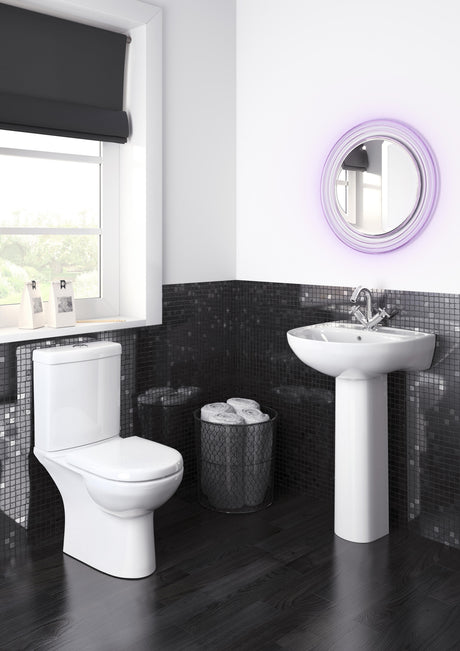Nuie Lawton Compact Toilet – White, photo 4